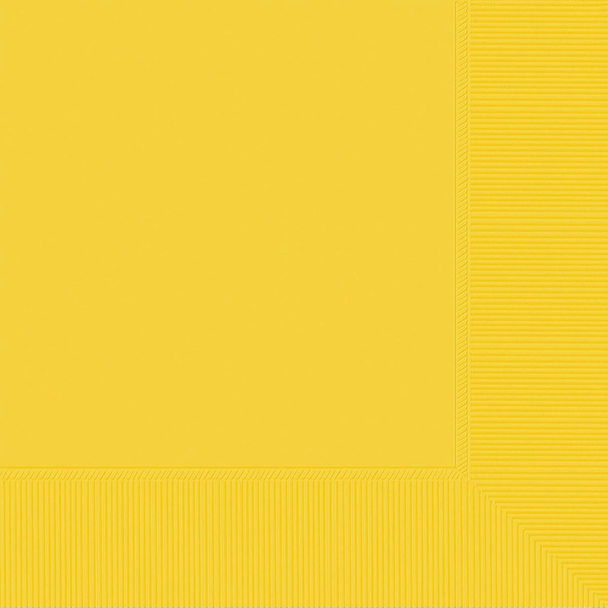Luncheon Napkins, 40 Count. - Yellow Sunshine