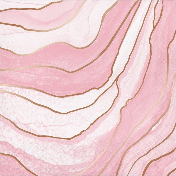 Rose All Day Geode Napkins