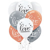 Navy Bride Latex Balloons