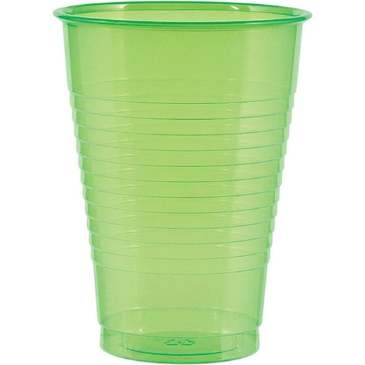 Neon Bpp Cups, 16 Oz. - Green