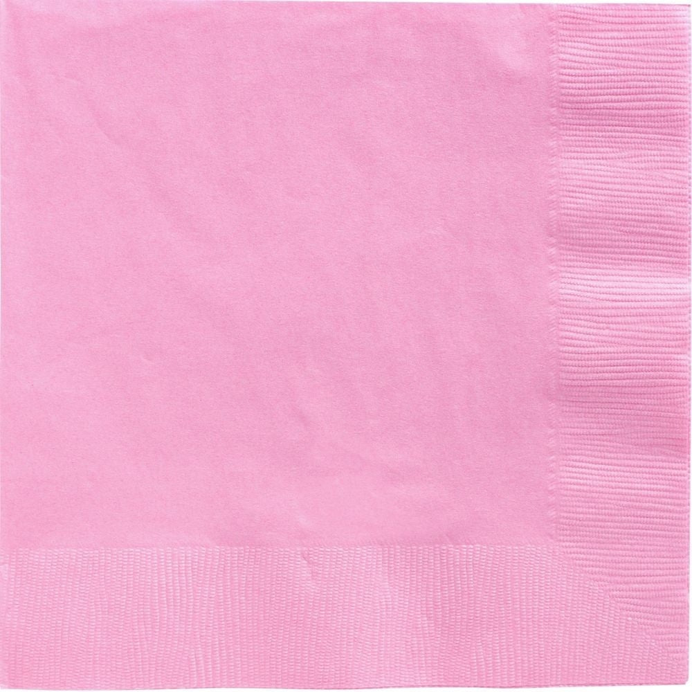 New Pink Big Party Pack 2-Ply Dinner Napkins