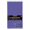 Purple ReCountangular Plastic Table Cover, 54" X 108"