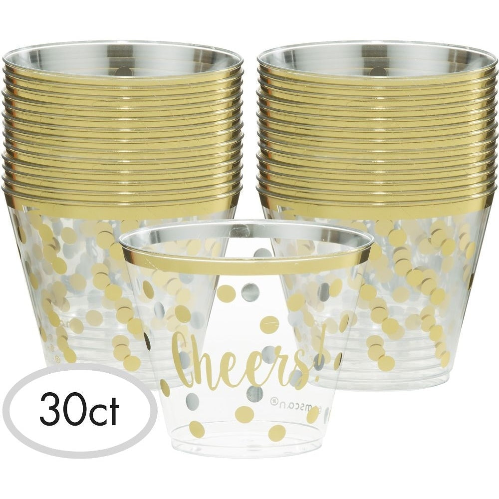 New Year Printed Tumblers, 9 Oz.