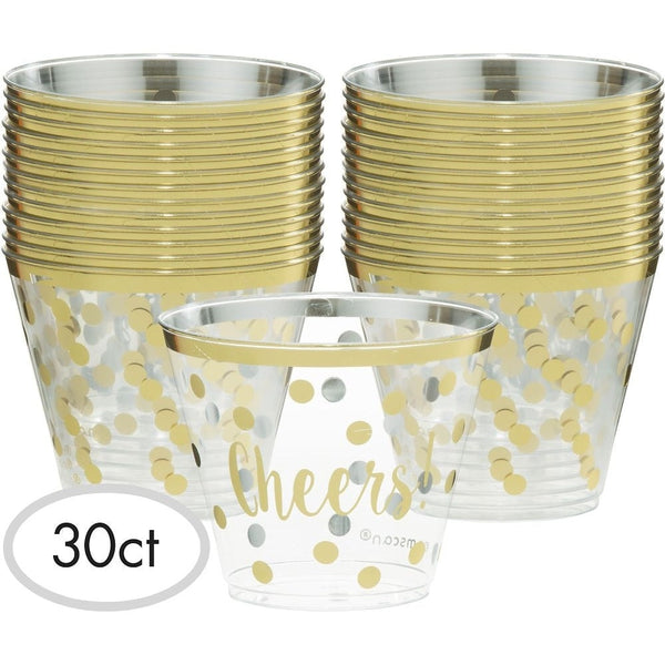 New Year Printed Tumblers, 9 Oz.