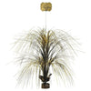 New Year's Black, Silver, Gold Large Spray Centerpiece