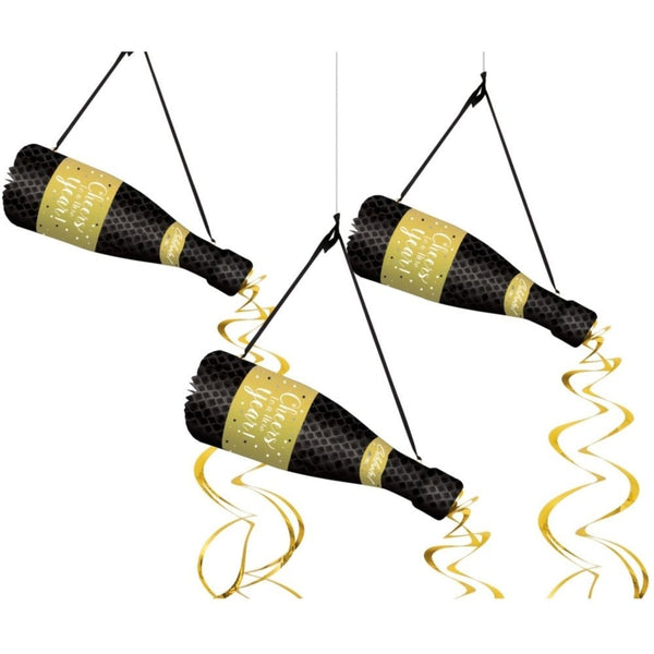 New Year's Bottle Hanging Decorations