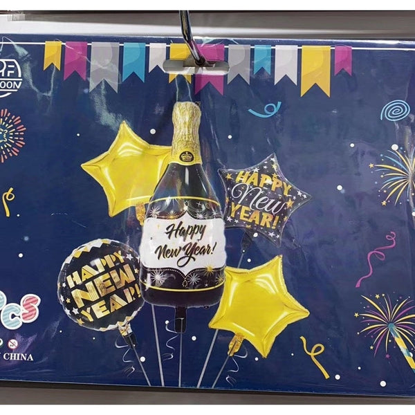 New Year's Eve Foil Balloon Bouquet