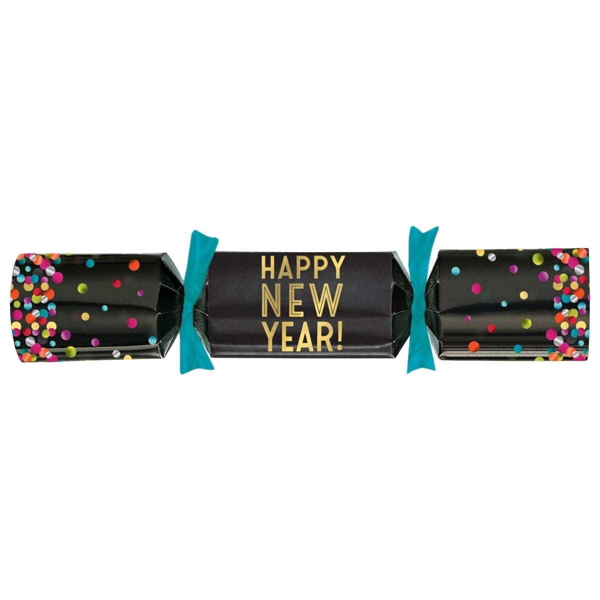 New Years Crackers Colorful Confetti