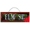 Nightmare On Elm St." Mdf Sign