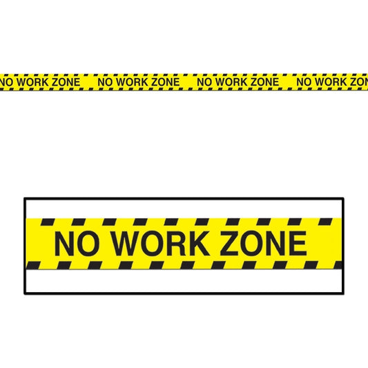 No Work Zone Party Tape All-Weather Poly Material