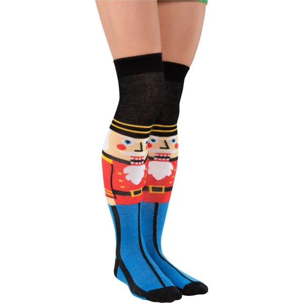 Nutcracker Over The Knee Socks