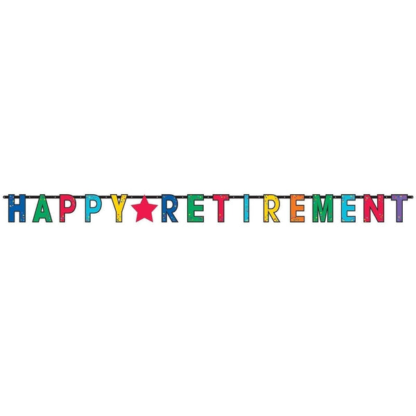 Officially Retired Jumbo Letter Banner Kit
