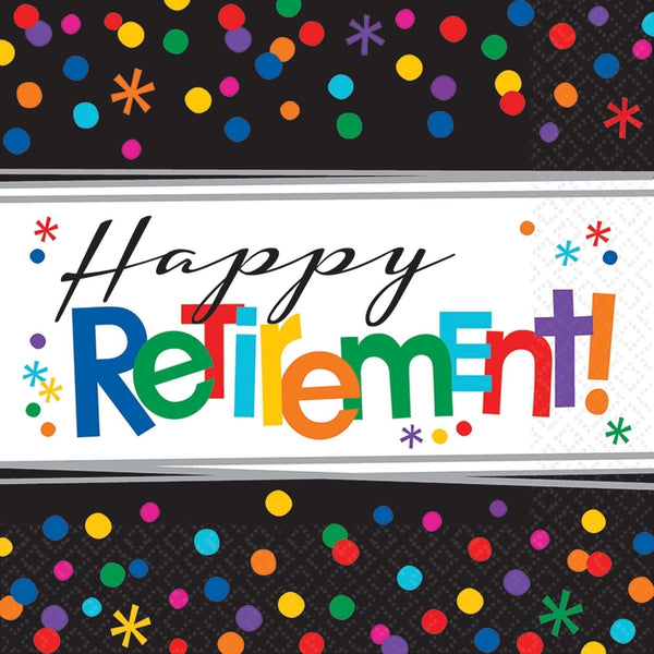 Officially Retired Luncheon Napkins