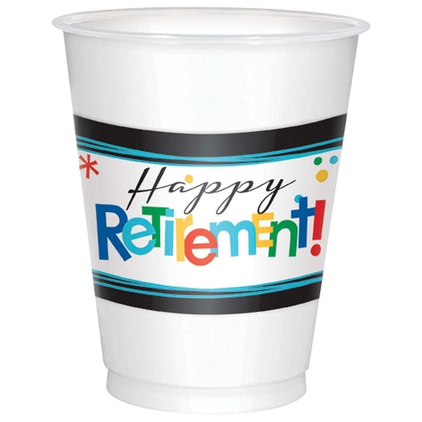 Officially Retired Plastic Cups, 16 Oz.