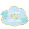 Oh Baby Blue Hanging Sign
