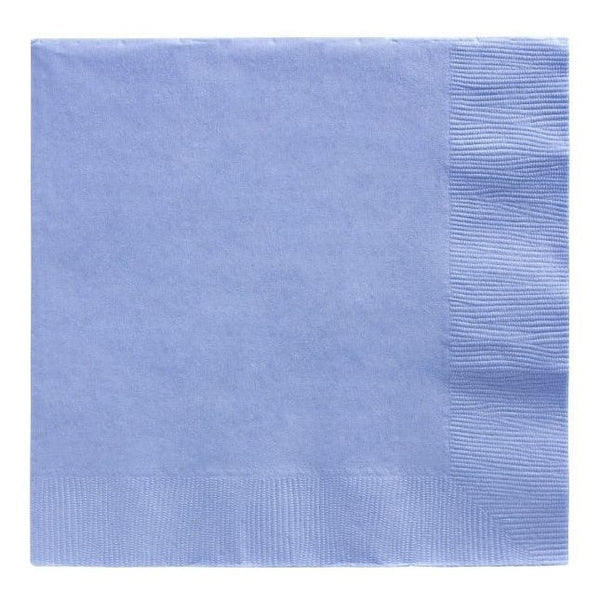 Pastel Blue 2-Ply Beverage Napkins