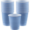 Pastel Blue Plastic Cups, 12 Oz.