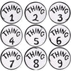 Patch Set Iron On Thing 1&2