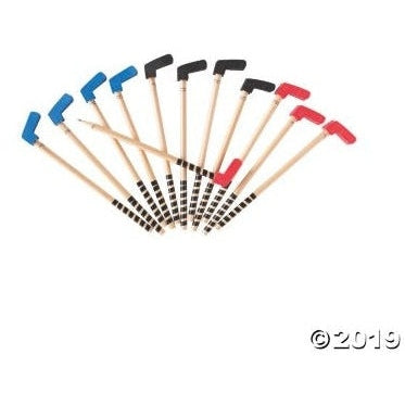 Pencils - Hockey Stick, 12/Pkg
