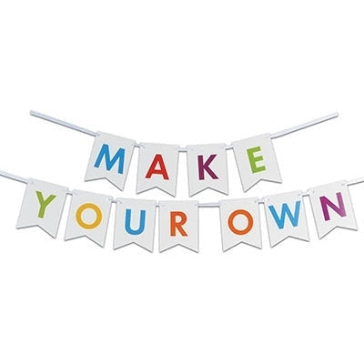 Pennant Letter Banner Kit 6" X 12'