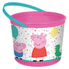 Peppa Pig Confetti Party Favor Container