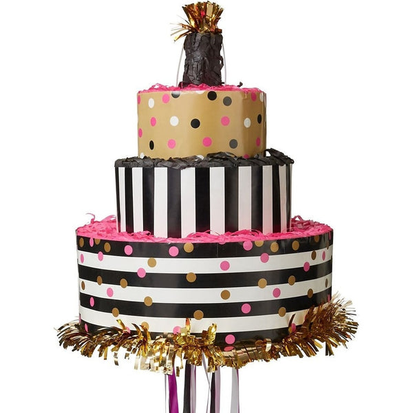 Pinata - Pull Pink/Gold Cake