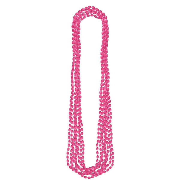 Pink Metallic Bead Necklaces