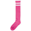 Pink Striped Knee Socks