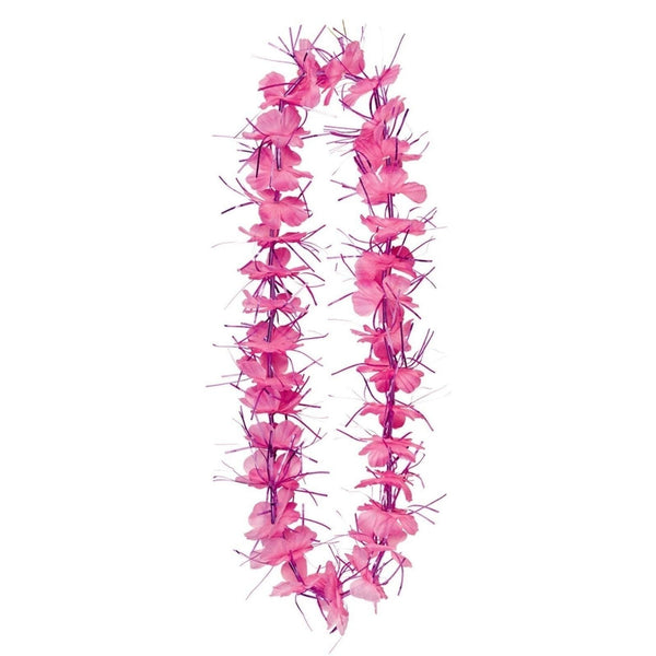 Pink Tinsel Lei