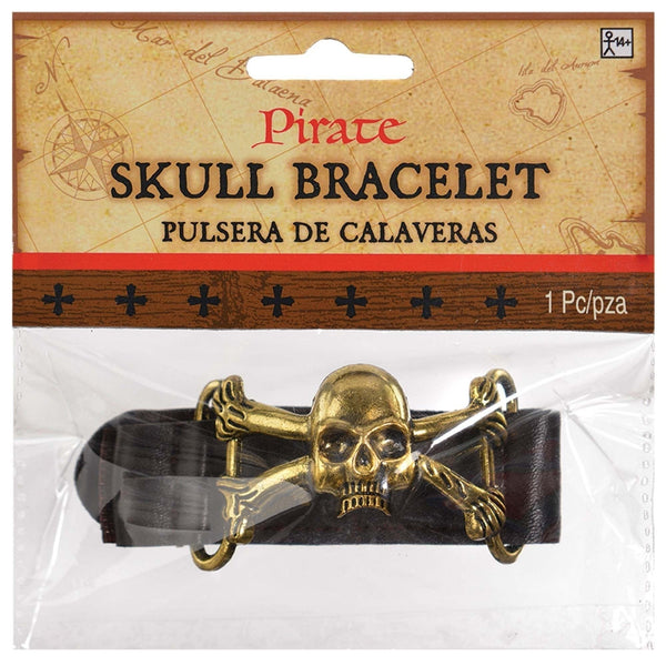 Pirate Skull Cuff Bracelet