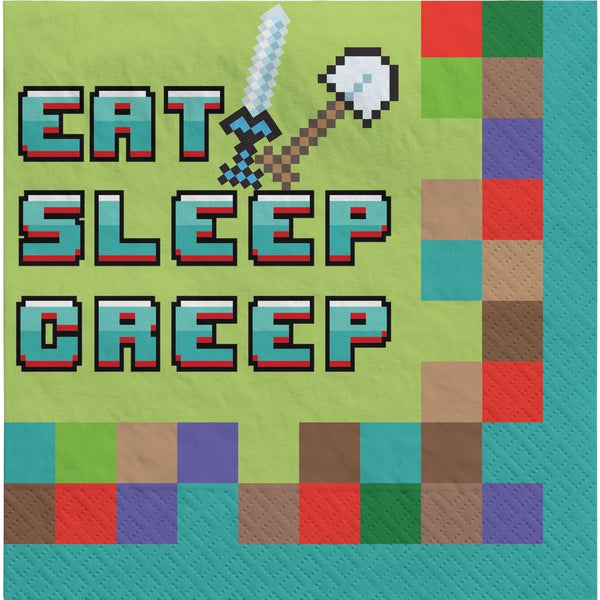 Pixel Party Luncheon Napkins