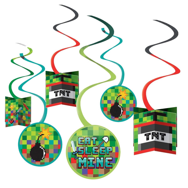 Pixel Party Swirls