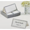 Place Cards - Silver Glitter