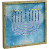 Plaque Menorah Lu Hanukkah