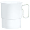 Plastic Coffee Cups - White