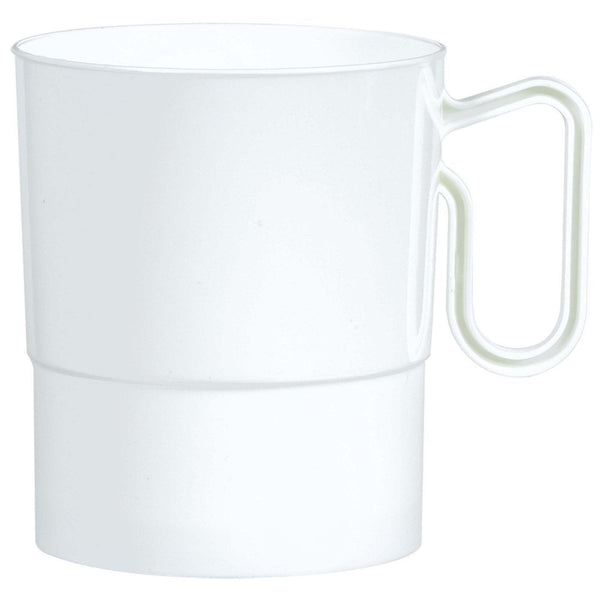 Plastic Coffee Cups - White