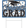 Plastic Congrats Grad Yard Sign