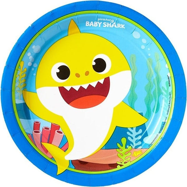Baby Shark 7" Plates