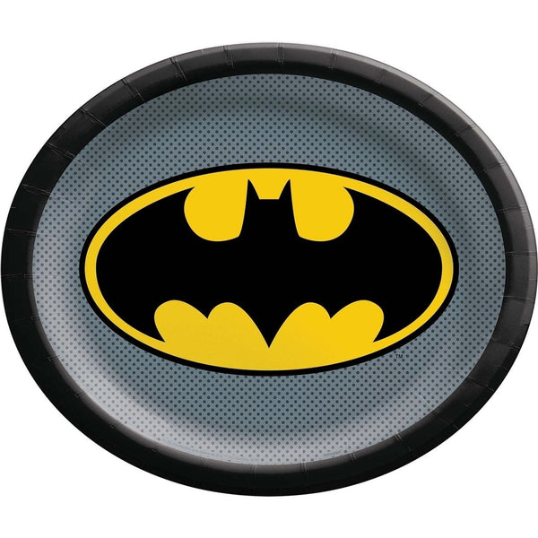 Batman Tm Heroes Unite Oval Plate