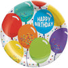 Birthday Celebration 9" Round Plates