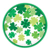 Blooming Shamrocks Round Plate 7"