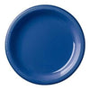 Bright Royal Blue Plastic Plates, 9"