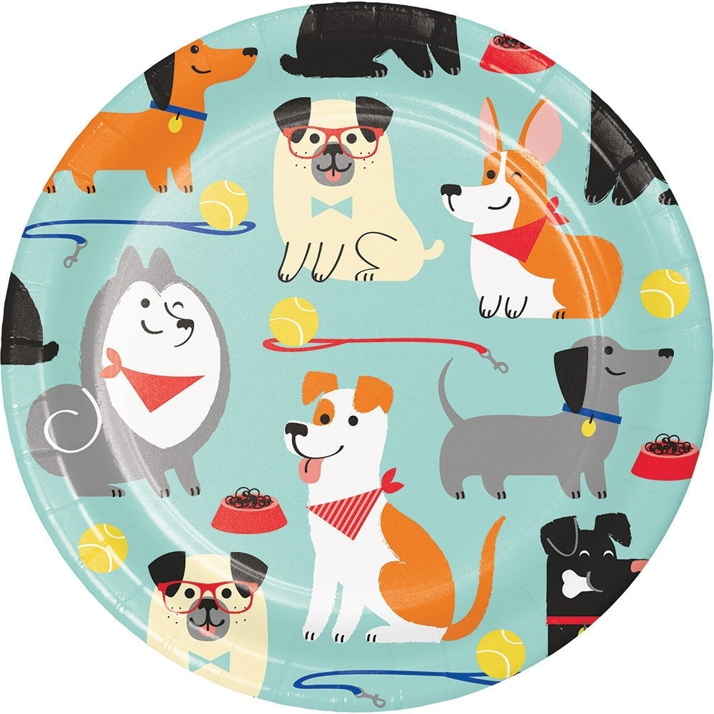 Dog Party Dessert Plates