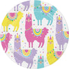 Llama Party Dessert Plates