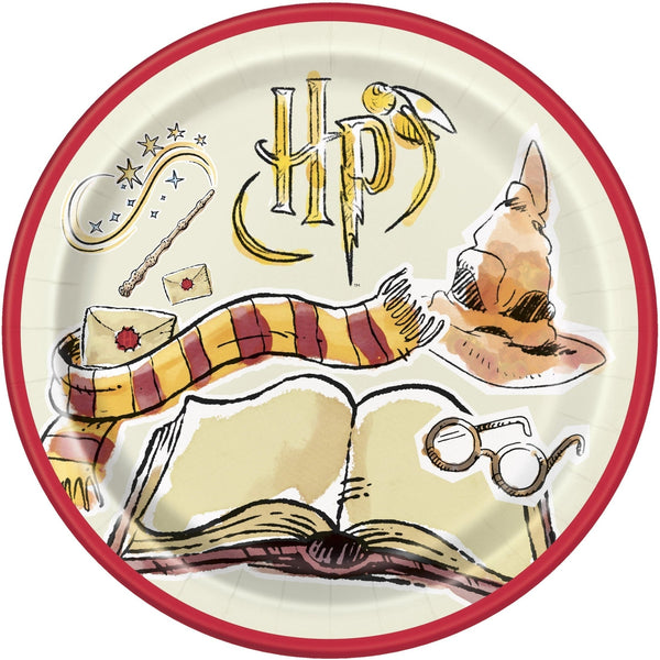 Harry Potter Round 9" Dinner Plates, 8 Count