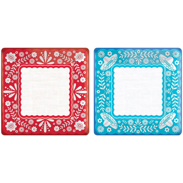 Viva La Party 10" Square Dinner Plates