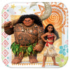 Disney Moana Square Plates, 7"
