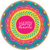 Diwali Round Plates, 7"