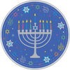 Eight Happy Nights Round Plates, 10 1/2"