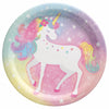 Enchanted Unicorn 9" Round Plates